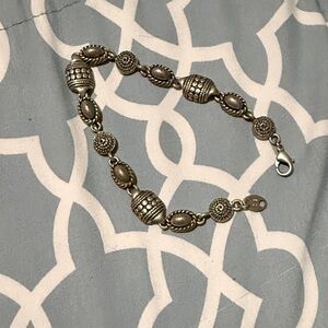 Elegant Silver Beaded Bracelet